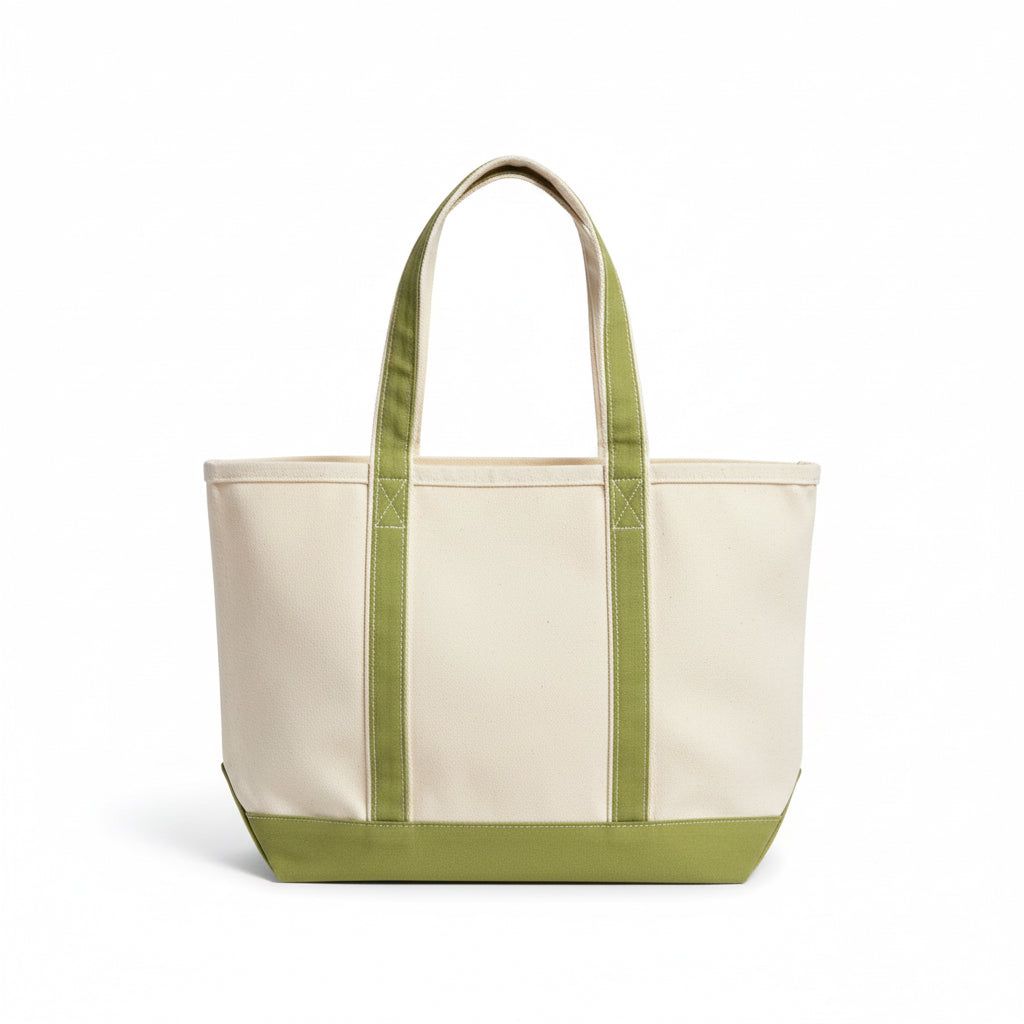 Classic Natural Canvas Zip Tote – Personalized Bag