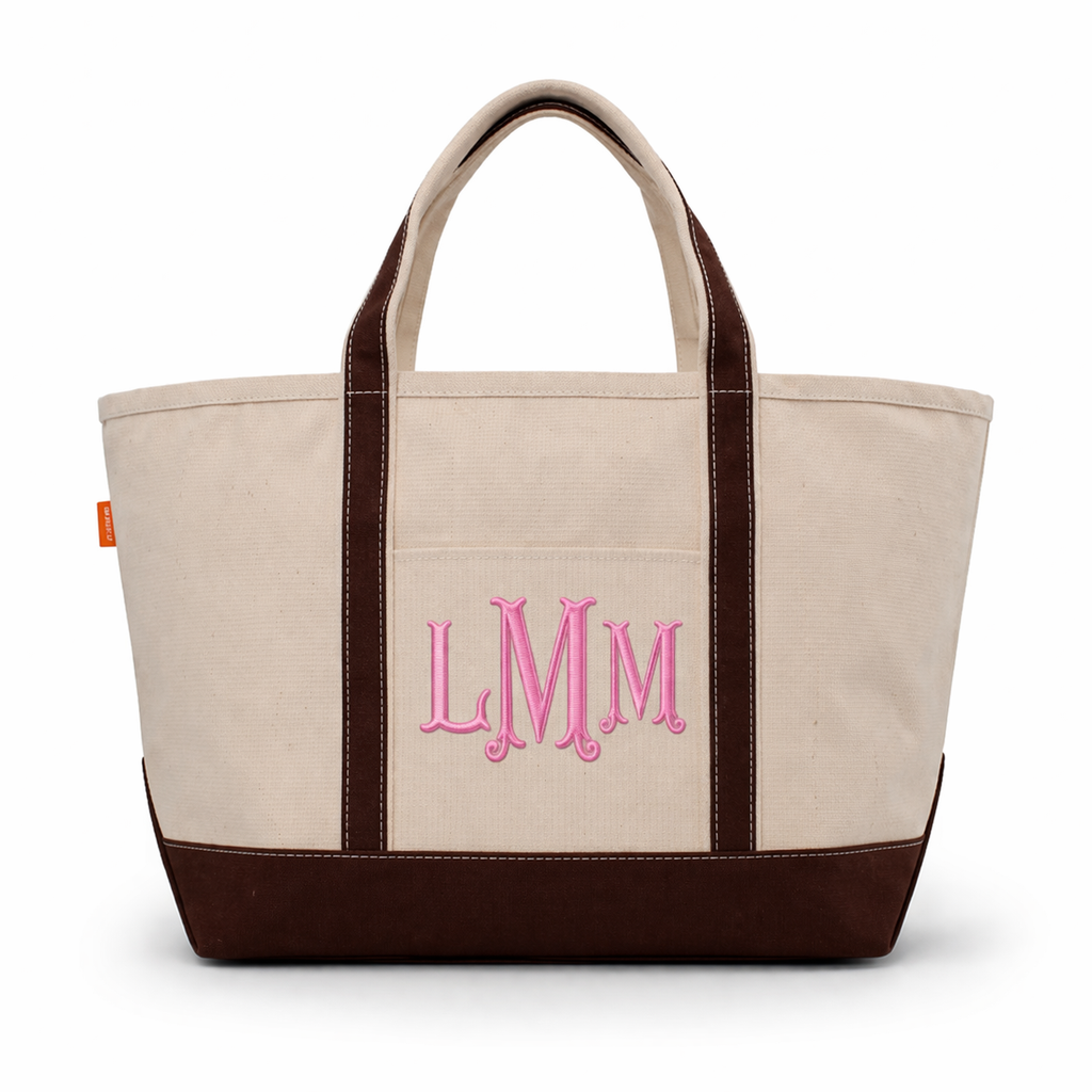 Large Boat Tote – Canvas (Personalized Everyday Bag)