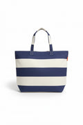 Rugby Stripe Tote – Canvas (Personalized Everyday Bag)