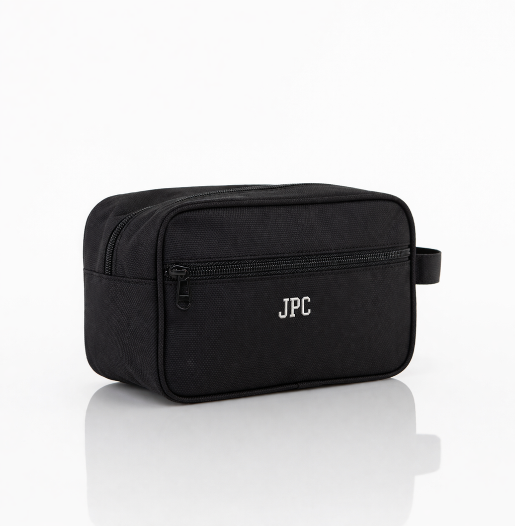 Classic Canvas Travel Kit – Personalized Toiletry Bag