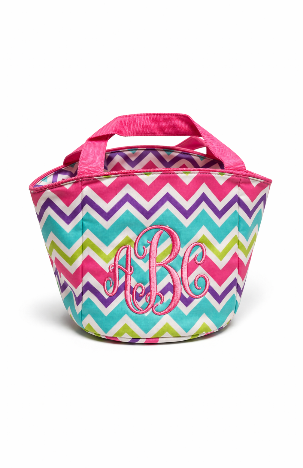 Chevron Easter Basket Tote – Personalized Kids Gift Bag