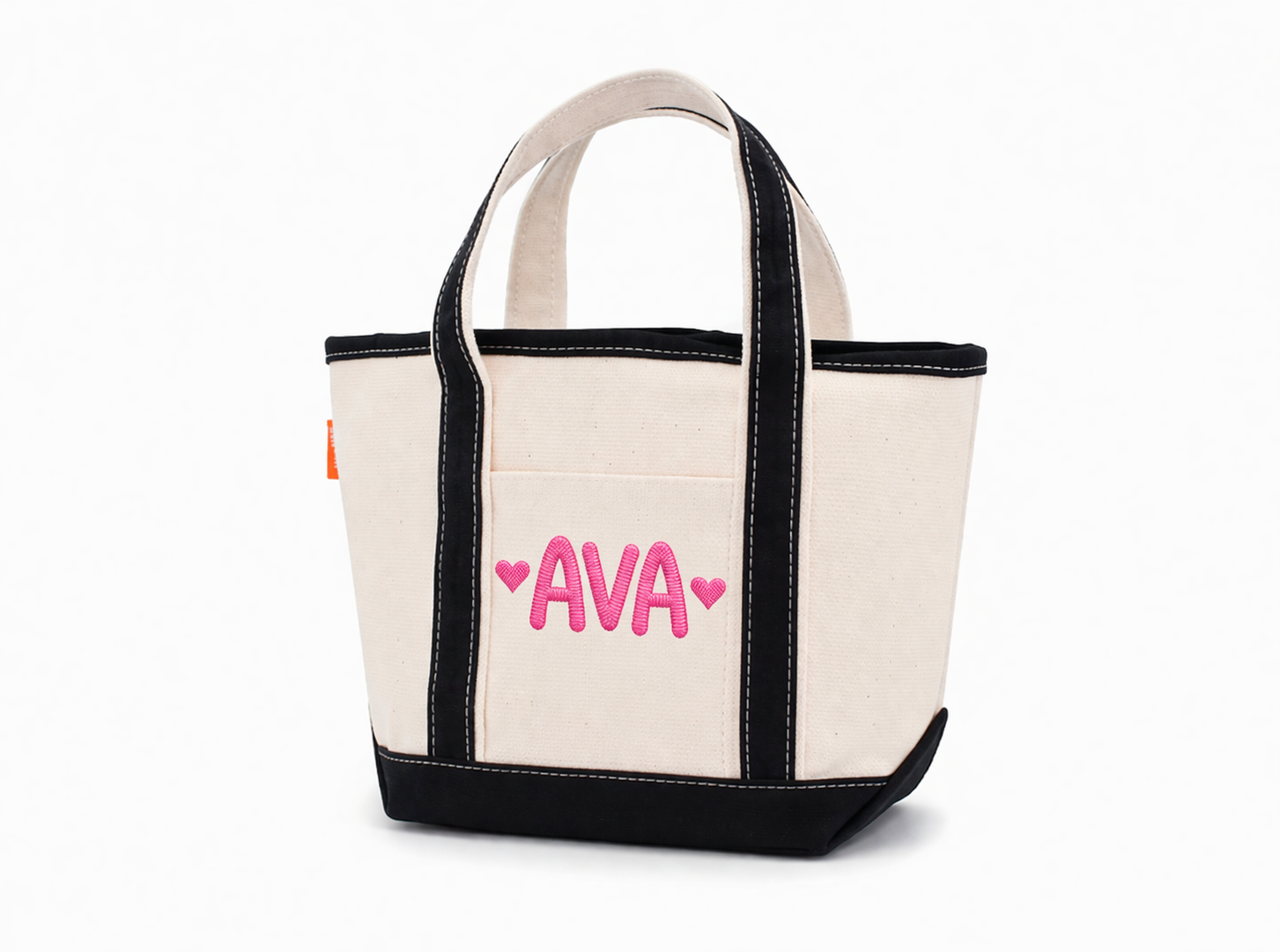 Open Top Canvas Tote – Easy Access (Personalized Everyday Bag)
