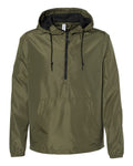 Lightweight Hooded Work Pullover Windbreaker (Rain-Resistant)