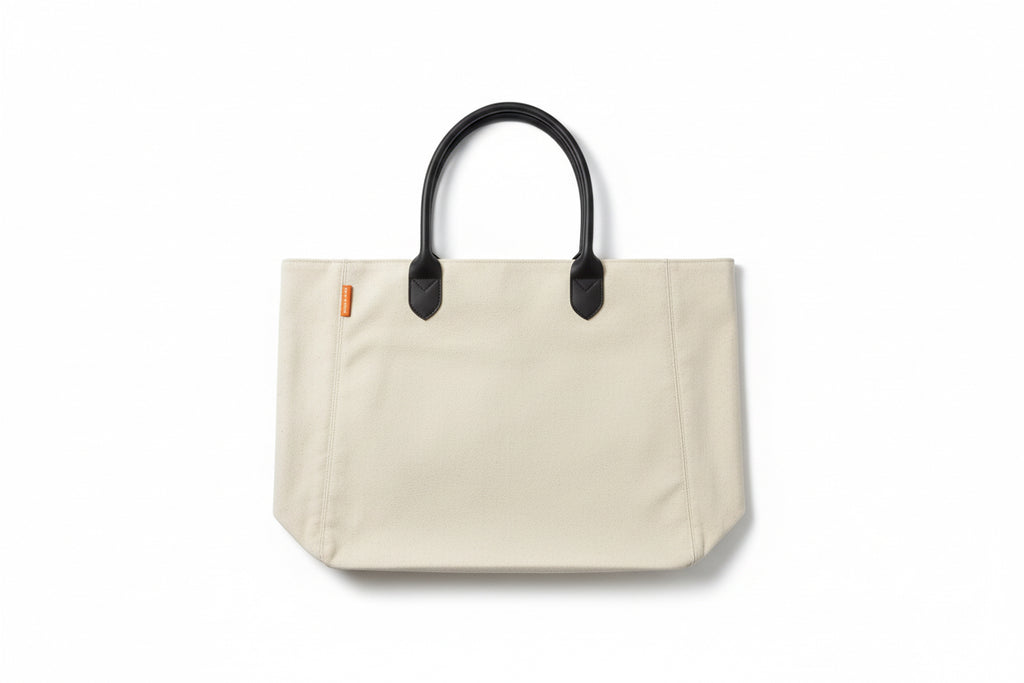 Leather Handle Canvas Tote – Everyday Style (Personalized Tote Bag)