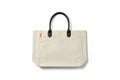 Leather Handle Canvas Tote – Everyday Style (Personalized Tote Bag)