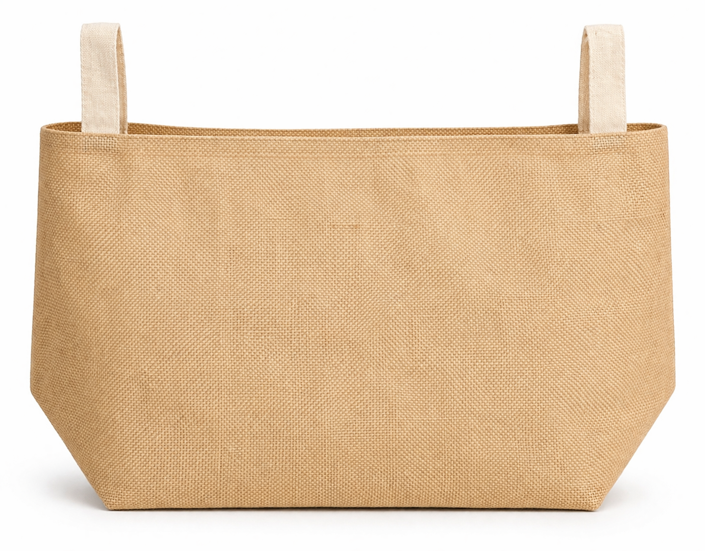 Natural Jute Utility Tote – Everyday Carry Bag (Personalized)