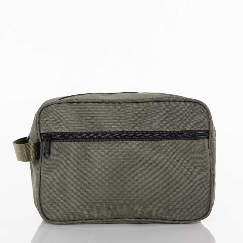 Waxed Canvas Travel Organizer – Personalized Foldable Toiletry Bag