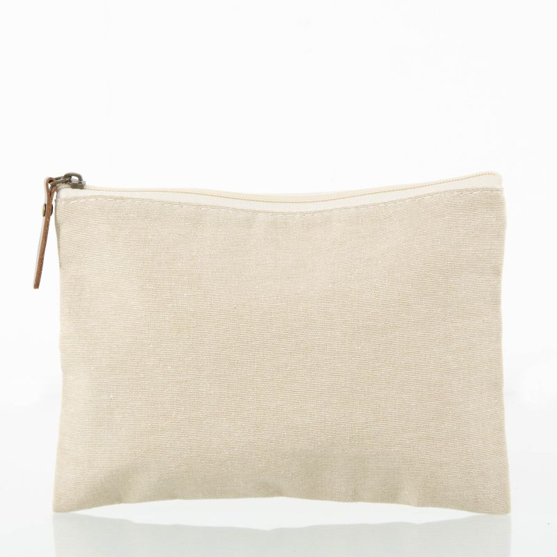 Natural Jute Cosmetic Bag – Personalized Makeup Pouch