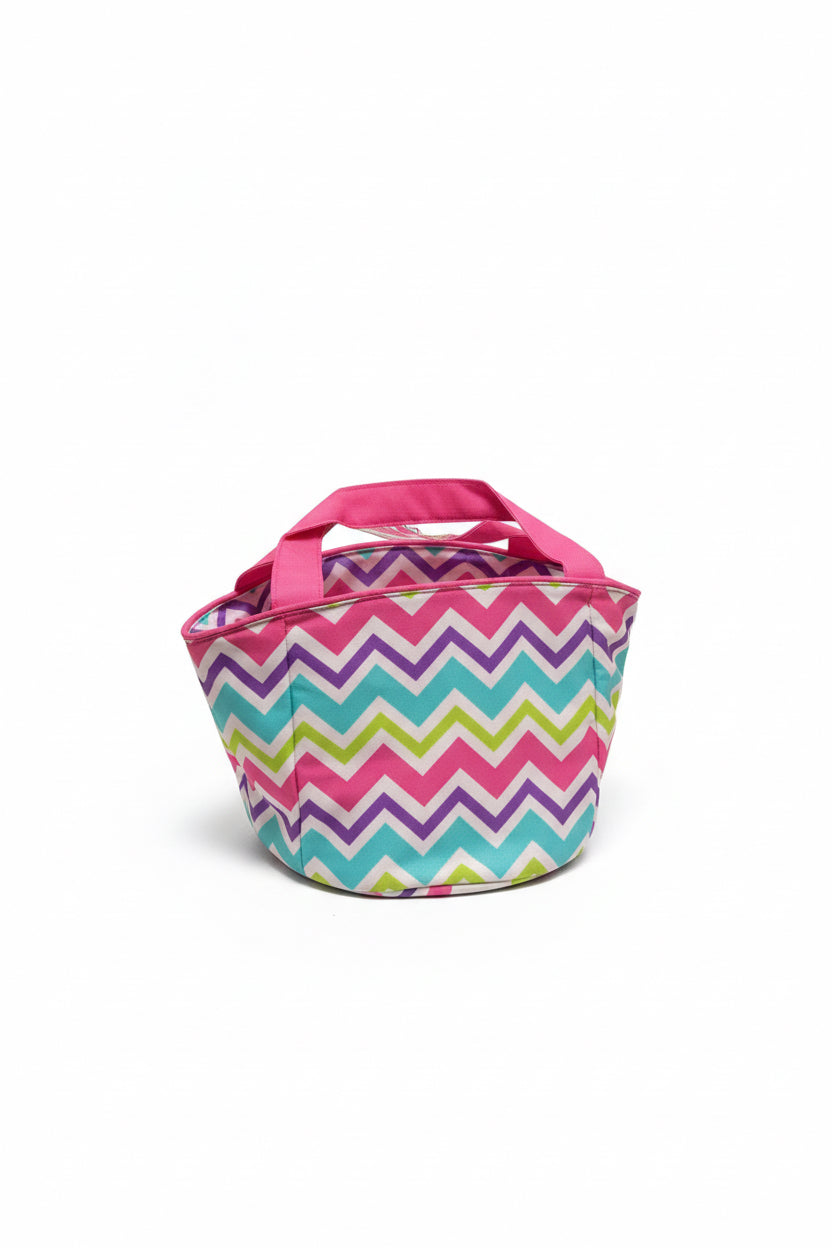 Chevron Easter Basket Tote – Personalized Kids Gift Bag