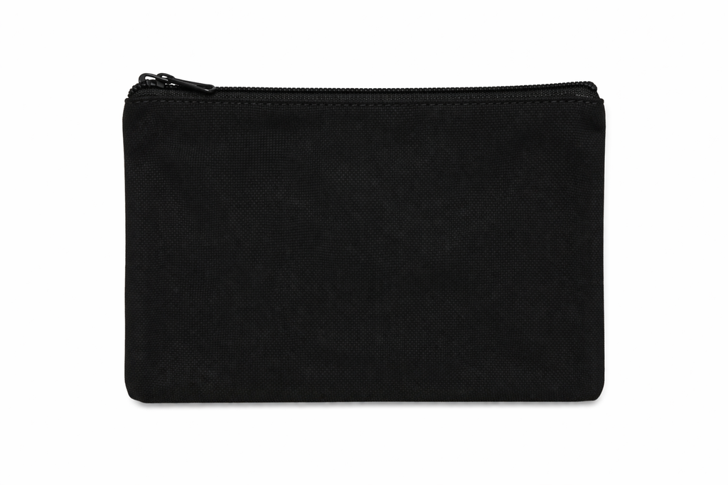 Personalized Canvas Zip Pouch – Custom Monogram