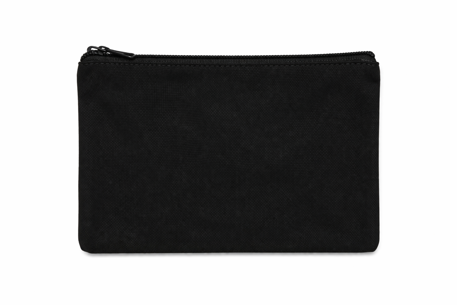 Personalized Canvas Zip Pouch – Custom Monogram