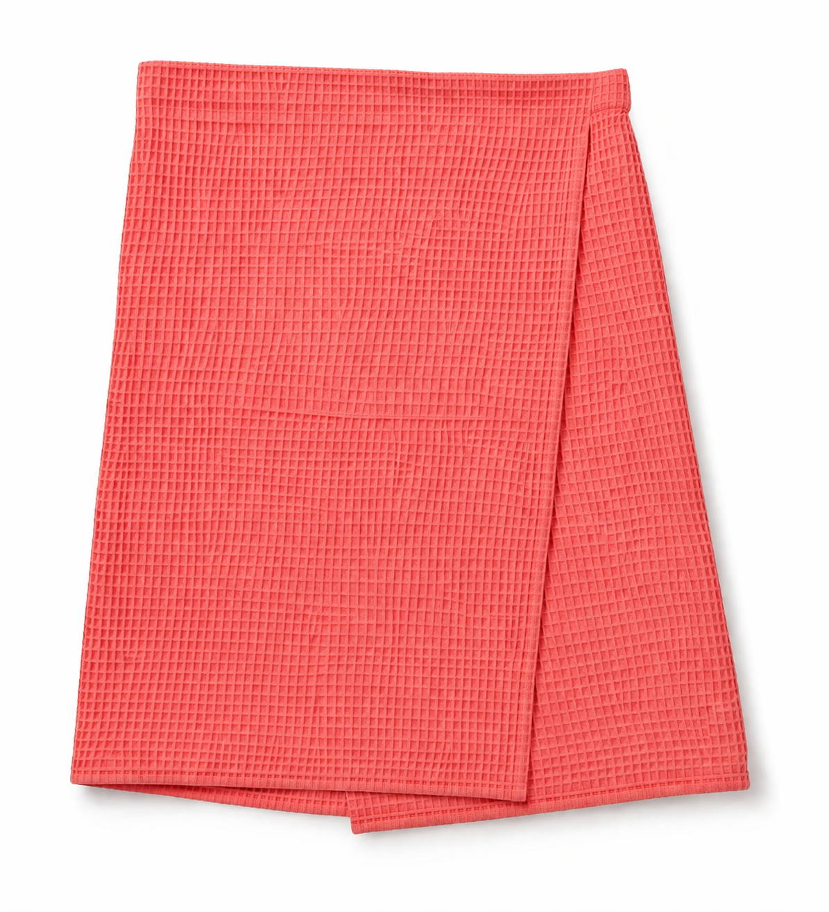 Waffle Weave Towel Wrap – Coral Spa Wrap (Personalized)