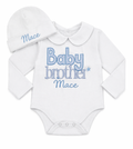 Baby Brother Personalized Onesie & Hat Set – Custom Name Outfit
