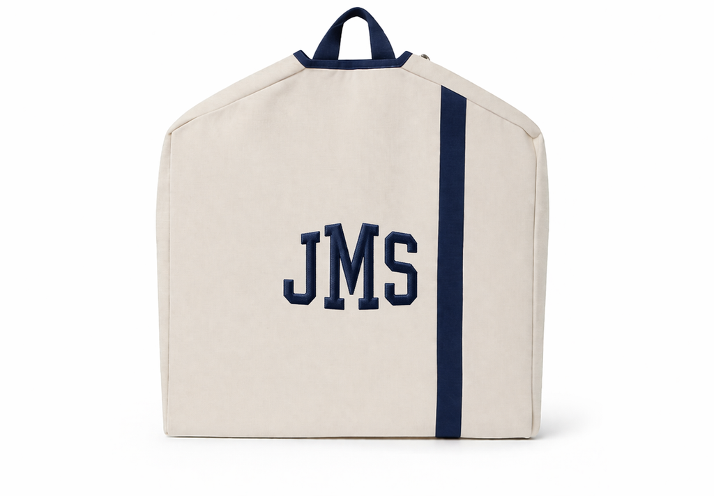 Classic Canvas Garment Bag – Personalized Travel Cover