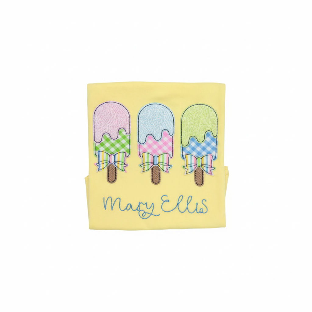 Sweet Summer Popsicle Name Tee