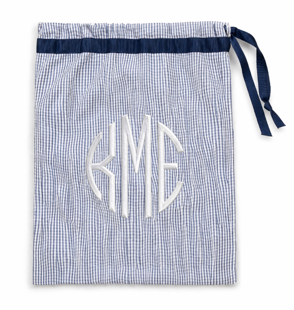 Mint Drawstring Laundry Bag – Personalized Travel Organizer Pouch