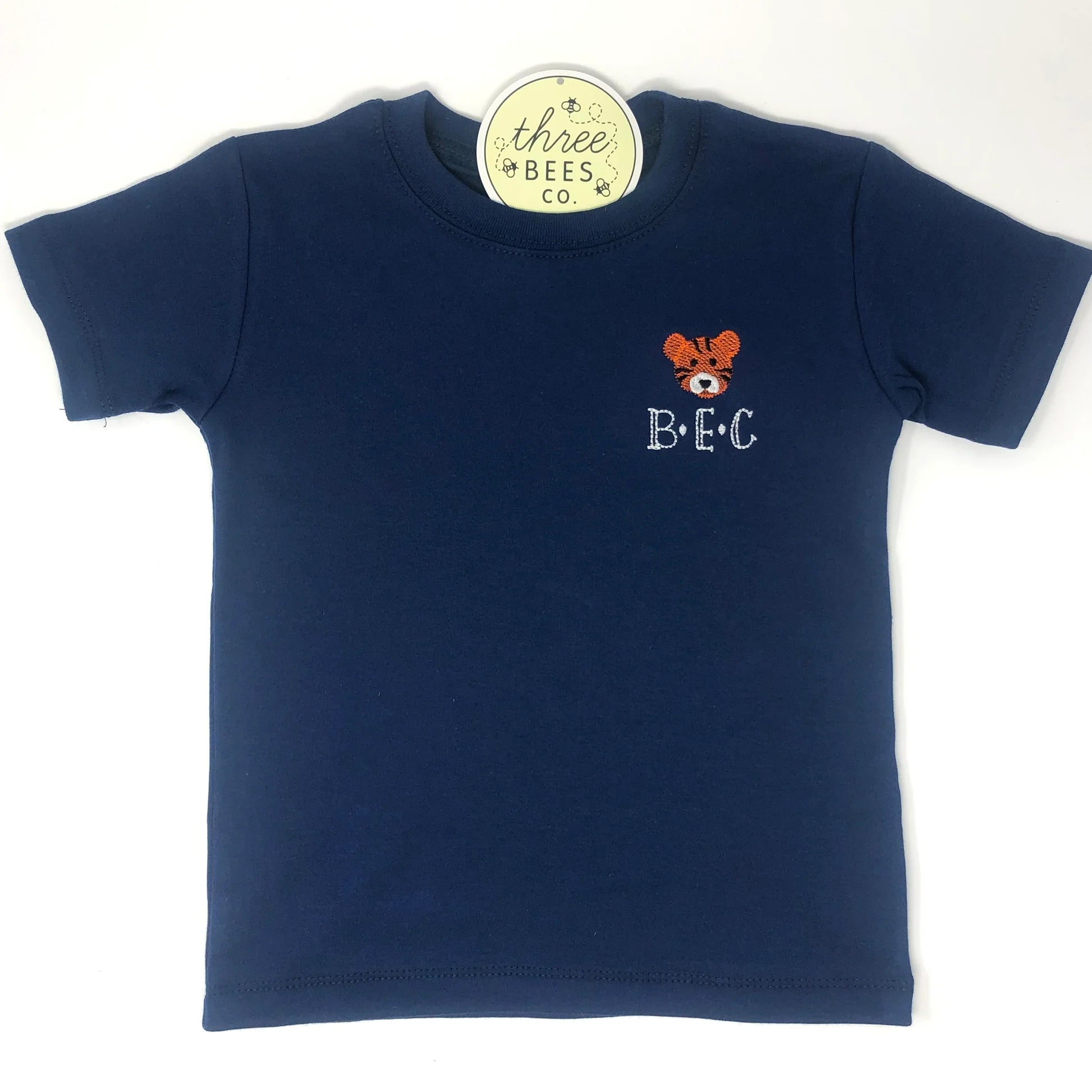 Tiger Icon Boys Monogram Tee