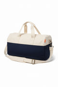 Color Block Duffle Bag – Two Tone Canvas (Personalized Travel Bag)